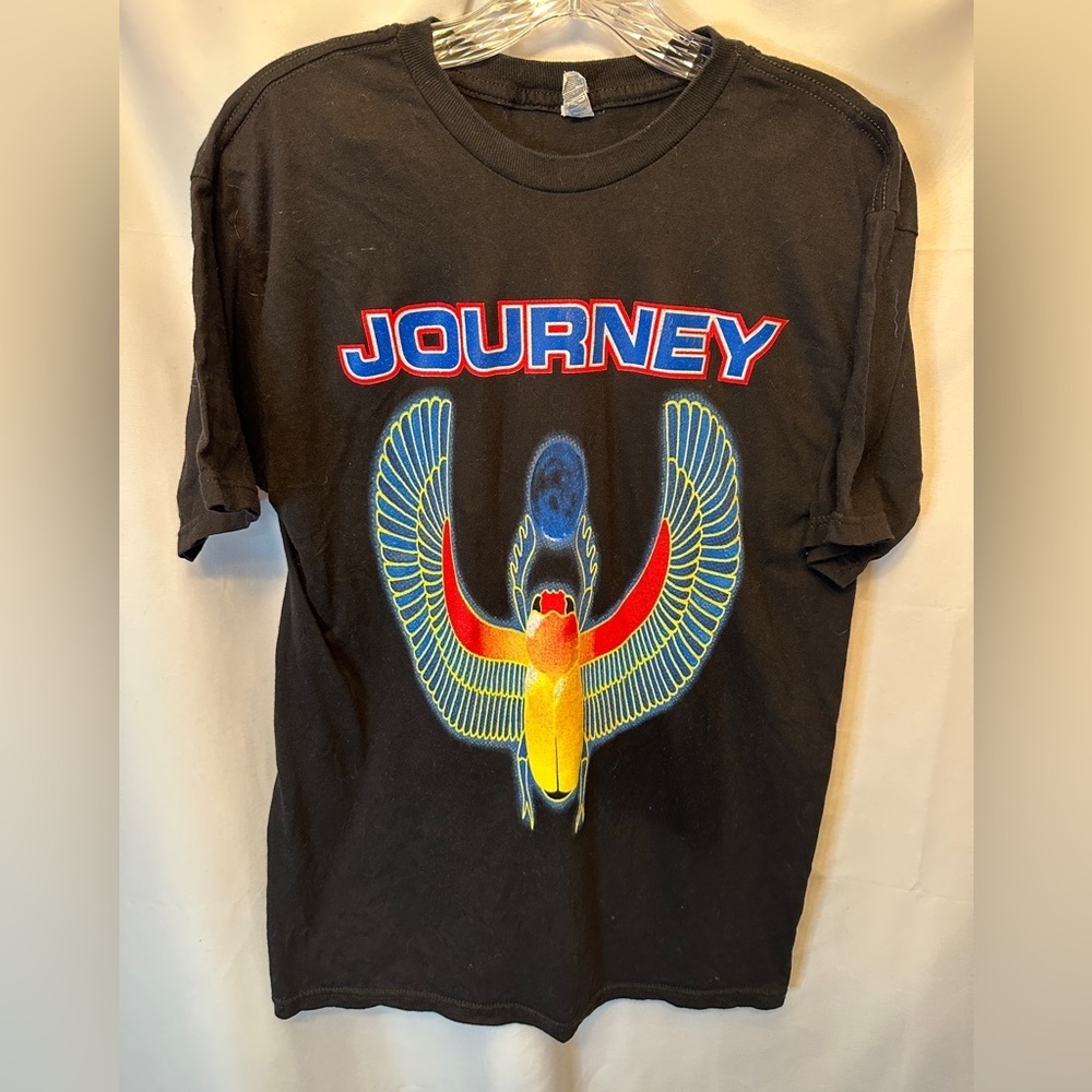 Journey Size M 2012 Black T-Shirt Pat‎ Benatar Loverboy Concert Tee Band Merch